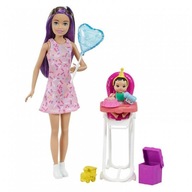 Barbie Skipper opatrovateľka Baby's Birthday GRP40