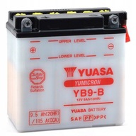 YUASA YB9-B MOTOCYKLOVÁ BATÉRIA 9,5Ah 115A