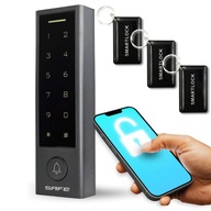 TTlock ENCRYPTOR ACCESS CONTROLLER RFID čítačka 13,56 MHz PIN APP IP66 EXIT