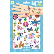 Djeco: Neon RAINBOW tattoos 9617