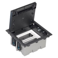 2-modulový podlahový box hĺbka 4xK45 93 mm + SM202/9