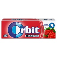 Orbit Strawberry 10 dražé/14 g x 30 ks.