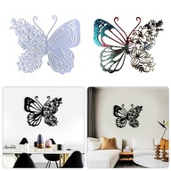 Butterfly Wall Ornament číra epoxidová živica