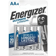 Batérie Energizer Ultimate Lithium AA LR6 1,5 V (4)