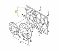 KRYT VENTILÁTORA RADIATORA SEAT ATECA 16-