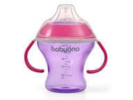 STRIEBORNÝ HRNÍČEK S MÄKKÝM VÝPOJOM 180 ML BABYONO