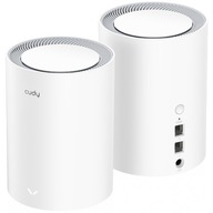 MESH systém RÝCHLA EFEKTÍVNA DOMÁCA SIEŤ WiFi AX1800 DUALBAND Cudy M1800 2-bal.