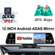 12-palcový 4G ADAS GPS bezzrkadlový videorekordér