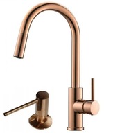 Kuchynská batéria Copper Steel Spout -Set