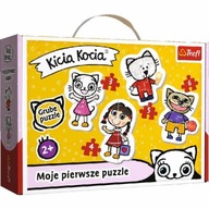 PUZZLE BABY CLASSIK MERRY MITTY CAT 4 PUZZLE