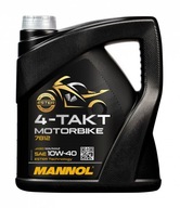 MANNOL MOTORKOVÝ OLEJ 7812 4T 10W40 4L FĽAŠA