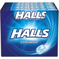 Halls Coolwave Mondelez mentolovo-eukalyptové osviežujúce cukríky 670g