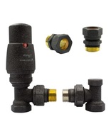 ELEGANT antracit + Cu 15mm termostatické ventily