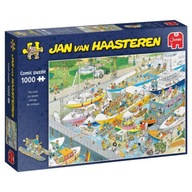 Puzzle Regatta 1000 dielikov Vodný zámok skladačka puzzle Jan van Haasteren