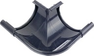 Galeco Łuk 90` GRAPHITE PVC vonkajšie žľaby 110mm