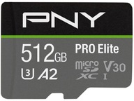 Pamäťová karta PNY microSDXC Pro Elite 512 GB