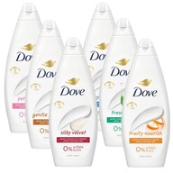 SPRCHOVÝ GÉL SET PRE ŽENY Zvlhčujúci DOVE DÁMSKY MIX 6x720 ML