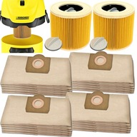 20x VRECKÁ + FILTER PRE KARCHER WD3 SE4001 WD 3.200 VYSÁVAČ SILNÝ PAPIER