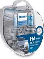 PHILIPS H4 WHITE VISION ULTRA 4200K +W5W ZIAR