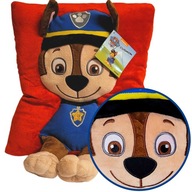 PAW Patrol CHASE 3D VANKÚŠ, vypuklý, 40 cm, plyšová hračka