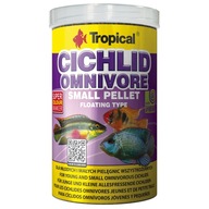 Cichlid Omnivore Small Pellet Krmivo pre menšie cichlidy 1000 ml