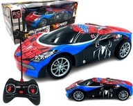 SPIDERMAN športové auto na diaľkové ovládanie R/C SVETLÁ