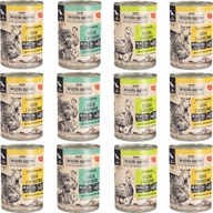 Wiejska Zagroda Wet Food Mix príchutí 12x 400g