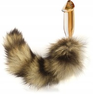 FOX TAIL ANAL PLUG GLASS SEX PLUG PENIS