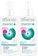 2 x BIELENDA COMFORT ANTIPERSPIRANT HMOTA NA NOHY 150 ML Mentol Cyrtrus