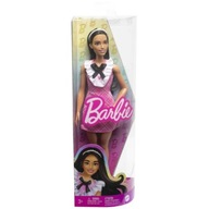 Barbie Fashionistas - Bábika v ružových károvaných šatách, DARČEK
