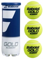 Tenisové loptičky Babolat Gold Academy, 3 ks