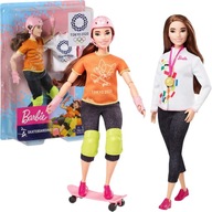 BARBIE OLYMPIC BÁBIKA SKATEBOARD SKATEBOARDING