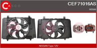 VENTILÁTOR RADIÁTORA CEF71016AS CASCO NISSAN JUKE