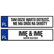 SVADOBNÉ dekoratívne plakety, personalizované vzory