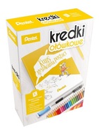 PENTEL Sada pasteliek + učebnica kreslenia