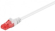 Kábel LAN Patchcord CAT 6 U/UTP, biely, 15 m