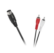 CABLETECH kábel 2 x RCA / DIN 5-pin - 1,2 m