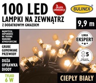 Žiarivky BULINEX 100LED teplá biela s prídavnou objímkou ​​LINIA EKSPERT