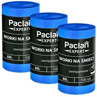 3x Paclan vrecia na odpadky Strong Tied 60l 100ks