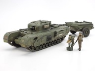 Cisterna Churchill Mk.VII Crocodile s prívesom model 35100 Tamiya