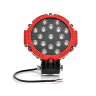 Červená halogénová pracovná lampa 17led 12-24v 3825lm