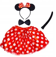 KOSTÝM MINI MINNIE MOUSE 4 KUSY. ROZPRÁVKA