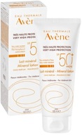 AVENE Minerálne mlieko SPF50 NA SLNKO 100 ml