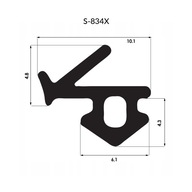 VEKA S-834X PVC okenné tesnenie - 50m