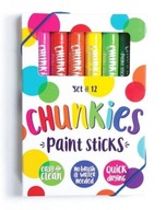 Pastelkové farby Chunkies Paint Sticks 12 kusov UMELECKÍ DODÁVATELIA PAINTS