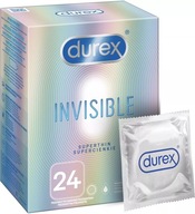 DUREX INVISIBLE SUPER TENKÉ KONDÓMY 24 KS.