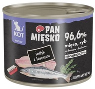 Pán Mięsko Mačiatko Morka s lososom op. 6 x 200 g