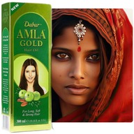 AMLA GOLD HENNA OLEJ NA VLASY MANDLE PROTI STRATE DABUR 200ml