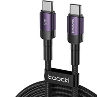 TOOCKI rýchlonabíjací kábel USB-C Type-C 60W PD QC 100 cm 1m