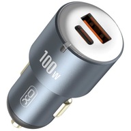 DUÁLNA USB3.0 USB-C 100W RÝCHLA nabíjačka do auta